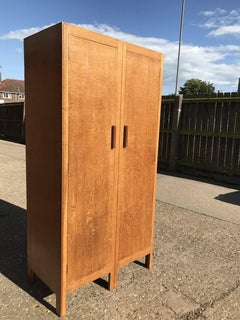 Heals and Sons, A Light Oak Double Wardrobe