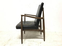 Finn Juhl Attributed, Scandinavian Teak Armchair with a Sculptural Design