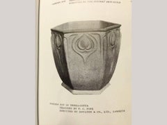 Royal Doulton Desigedn by FC Pope an Arts & Crafts Terracotta Garden Pot & Stand