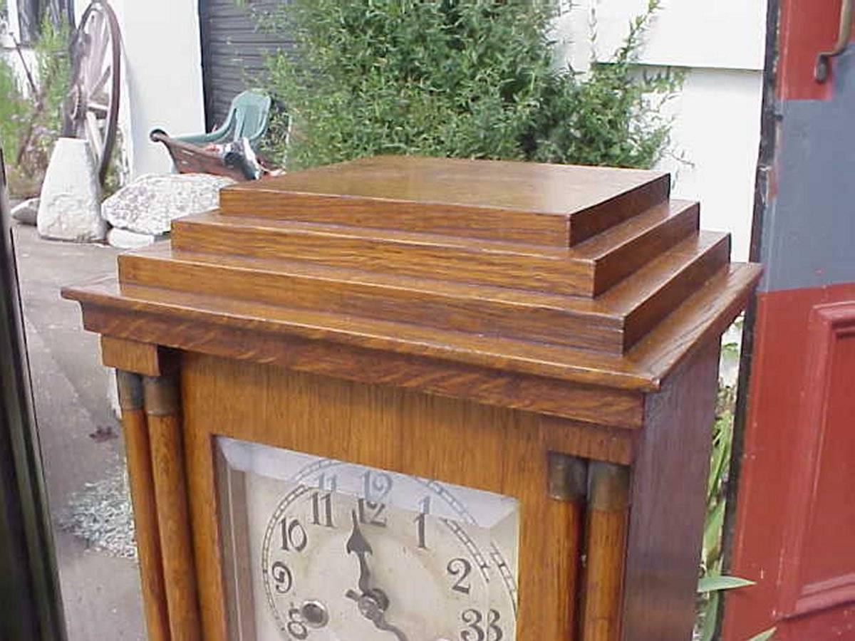 arts and crafts mantle clock