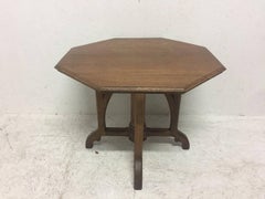 A W N Pugin Attri, An Exceptional Gothic Revival Octagonal Oak Centre Table