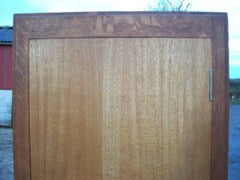 Heals and Son, a 1930s Slim Single Oak Wardrobe or Kitchen Cupboard