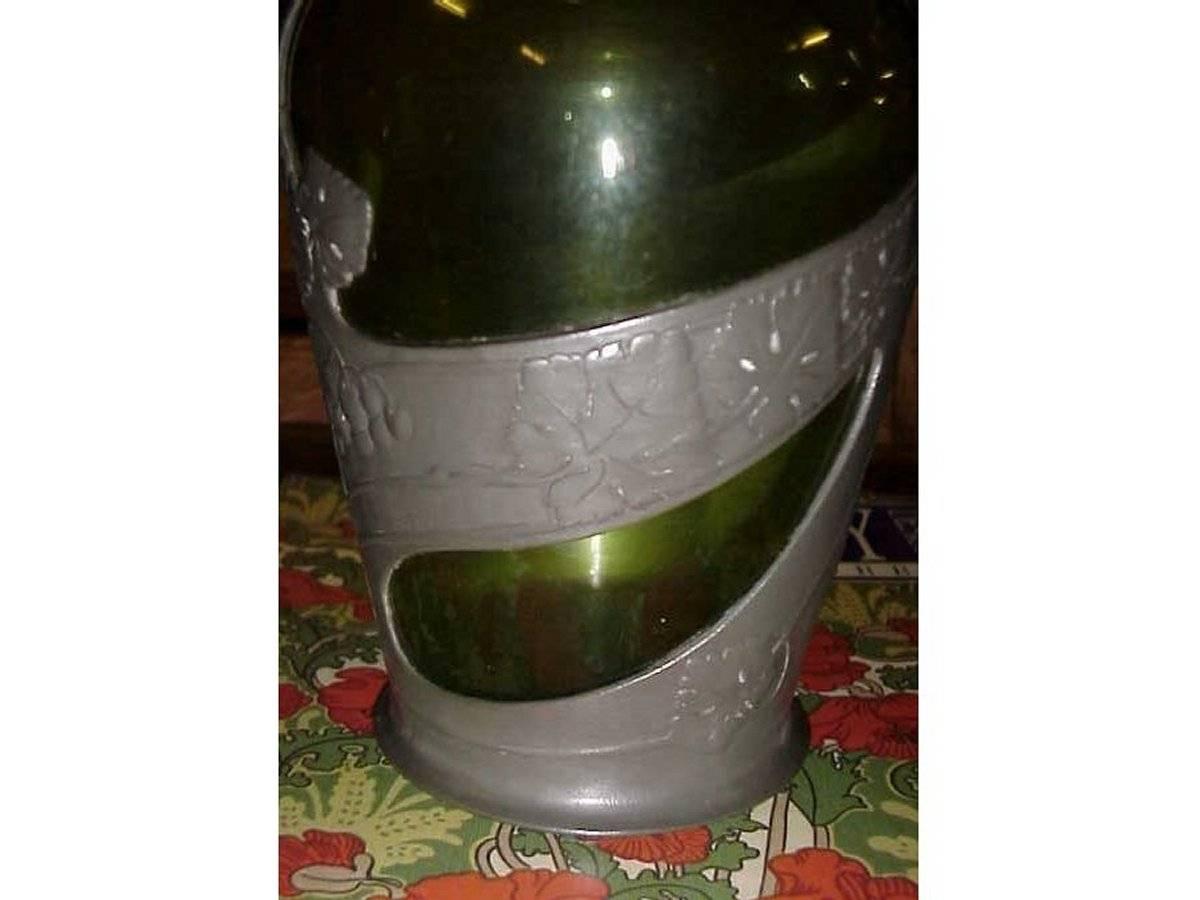green wine decanter