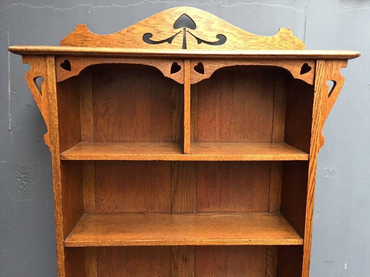 heart bookcase