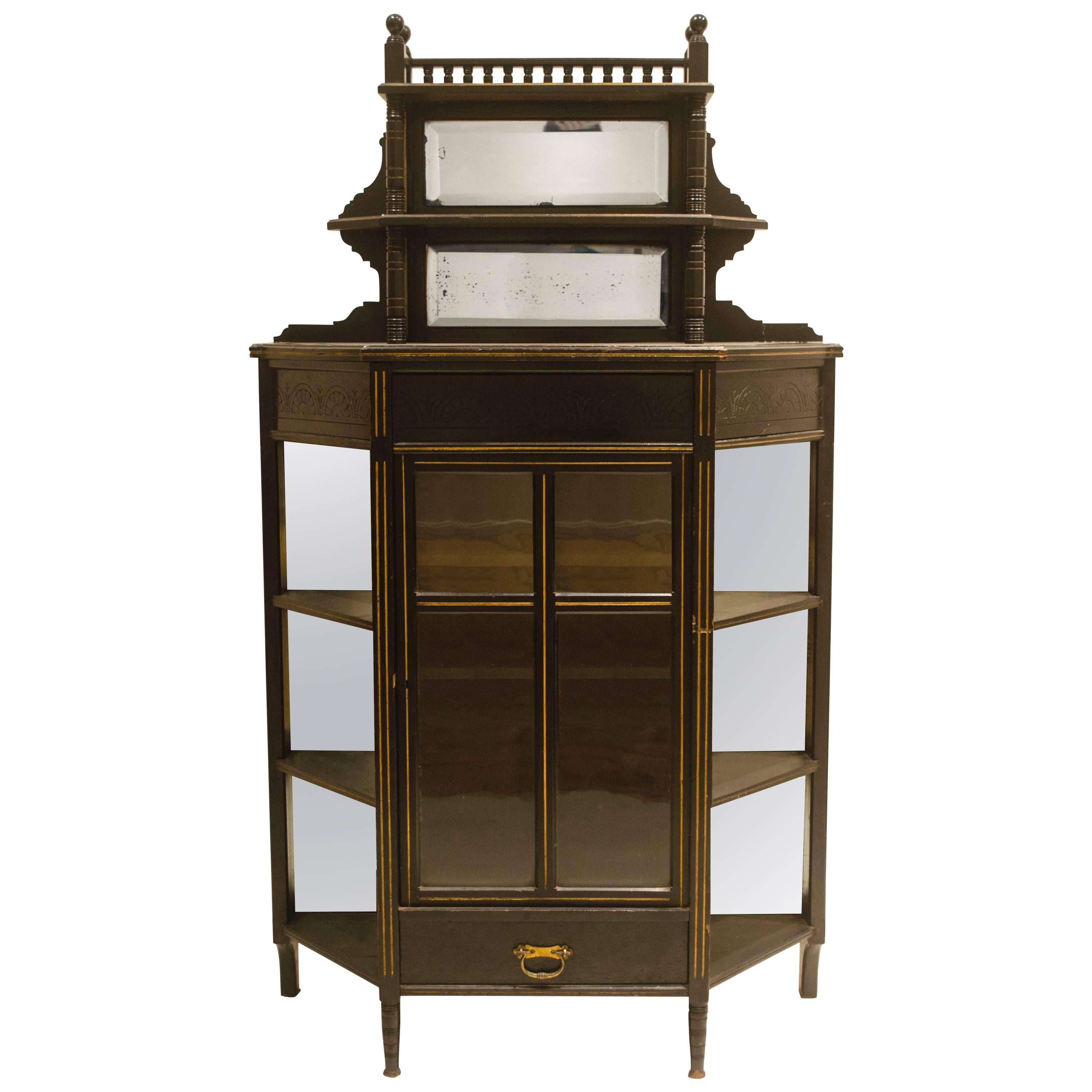 E W Godwin, William Watt, an Important Anglo-Japanese Ebonised Display Cabinet For Sale