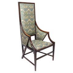 Giacomo Cometti, ein raffinierter Sessel im anglo-japanischen Stil mit kantigem Design