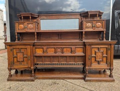 Bruce Talbert for Gillows. Aesthetic Movement Exhibition Quality Oak Sideboard.
