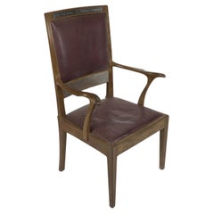 Vintage Edward Barnsley. Commissioned by G H J Morris An Arts & Crafts Cotswold armchair
