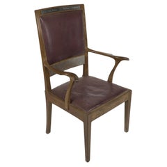 Edward Barnsley. Fauteuil Arts & Crafts Cotswold commandé par G H J Morris