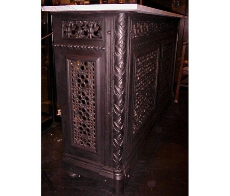 Five Cast Iron Consoles/Radiator Covers from The Royal Liverpool School