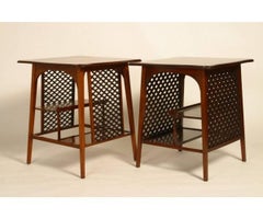 George Watson Edinburgh. A Slightly Different Pair of Anglo-Japanese Side Tables