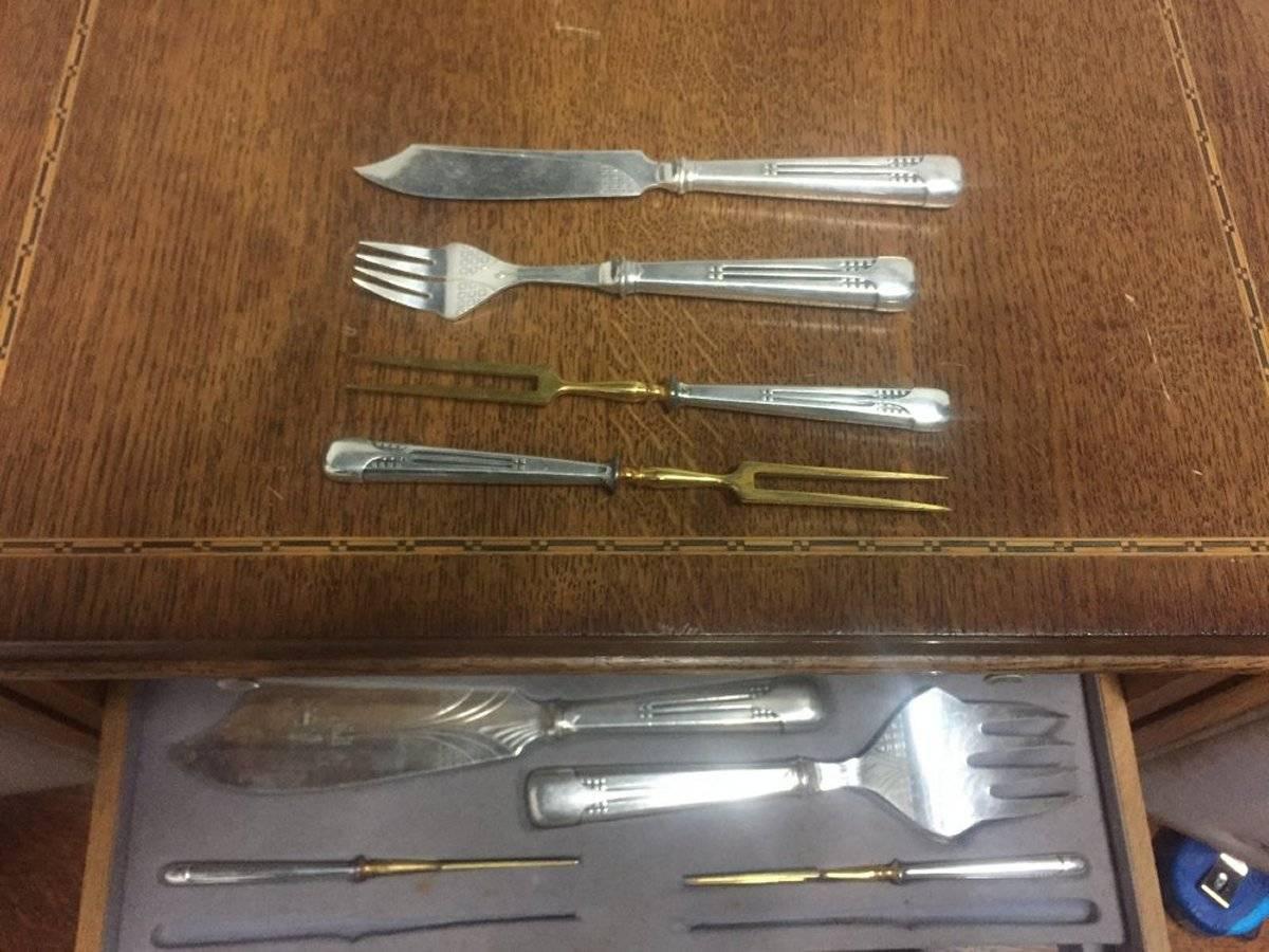 20th Century Complete WMF 156 Piece Cutlery Set. Model 34 Number 34 For Sale