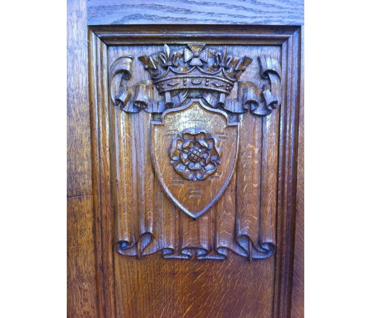 Hand-Carved Panelling from The Supreme High Court, opposite The Houses Of Parliament. London