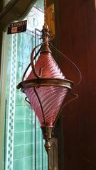 A Rare Double Conical Hanging pendant by W.A.S Benson