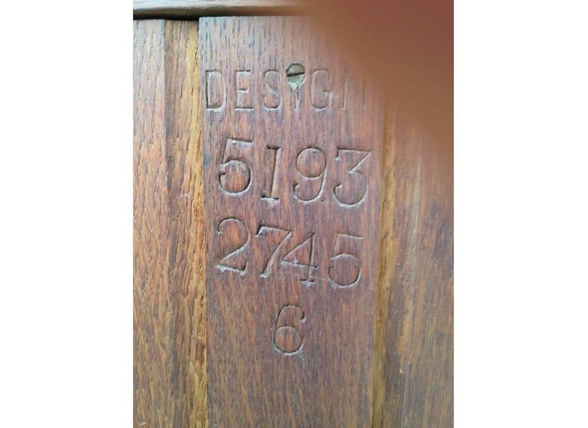 George Montague Ellwood Arts & Crafts Oak Sideboard & 8 Matching Dining Chairs For Sale 1