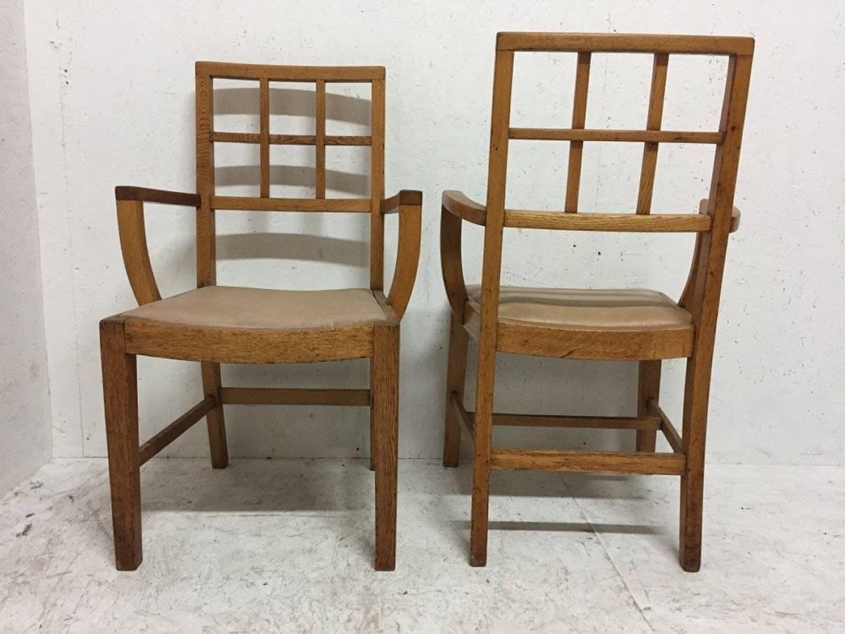 oak armchairs