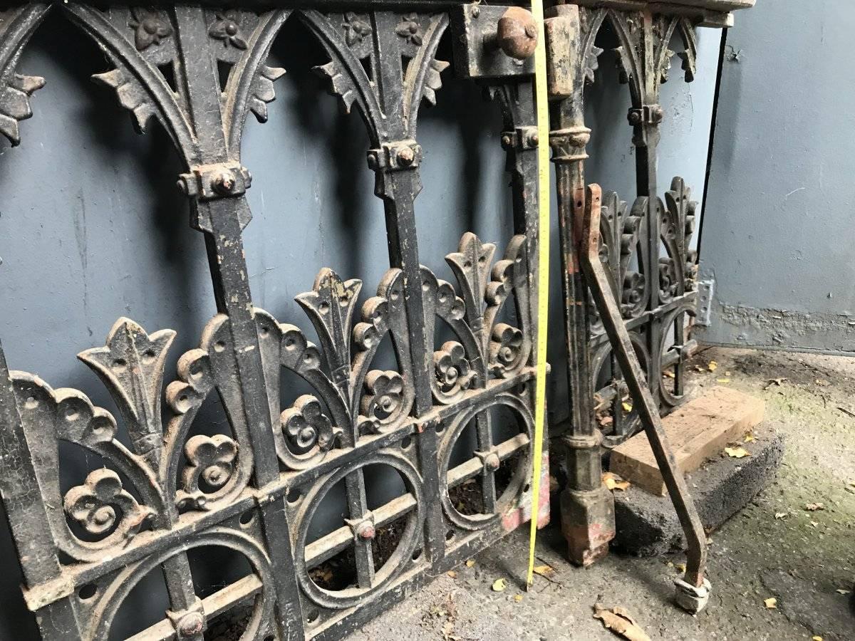 gothic wrought iron gate
