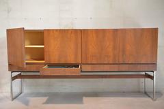 Rudolf Glatzel Rosewood High Sideboard for Fristho Franeker Buffet
