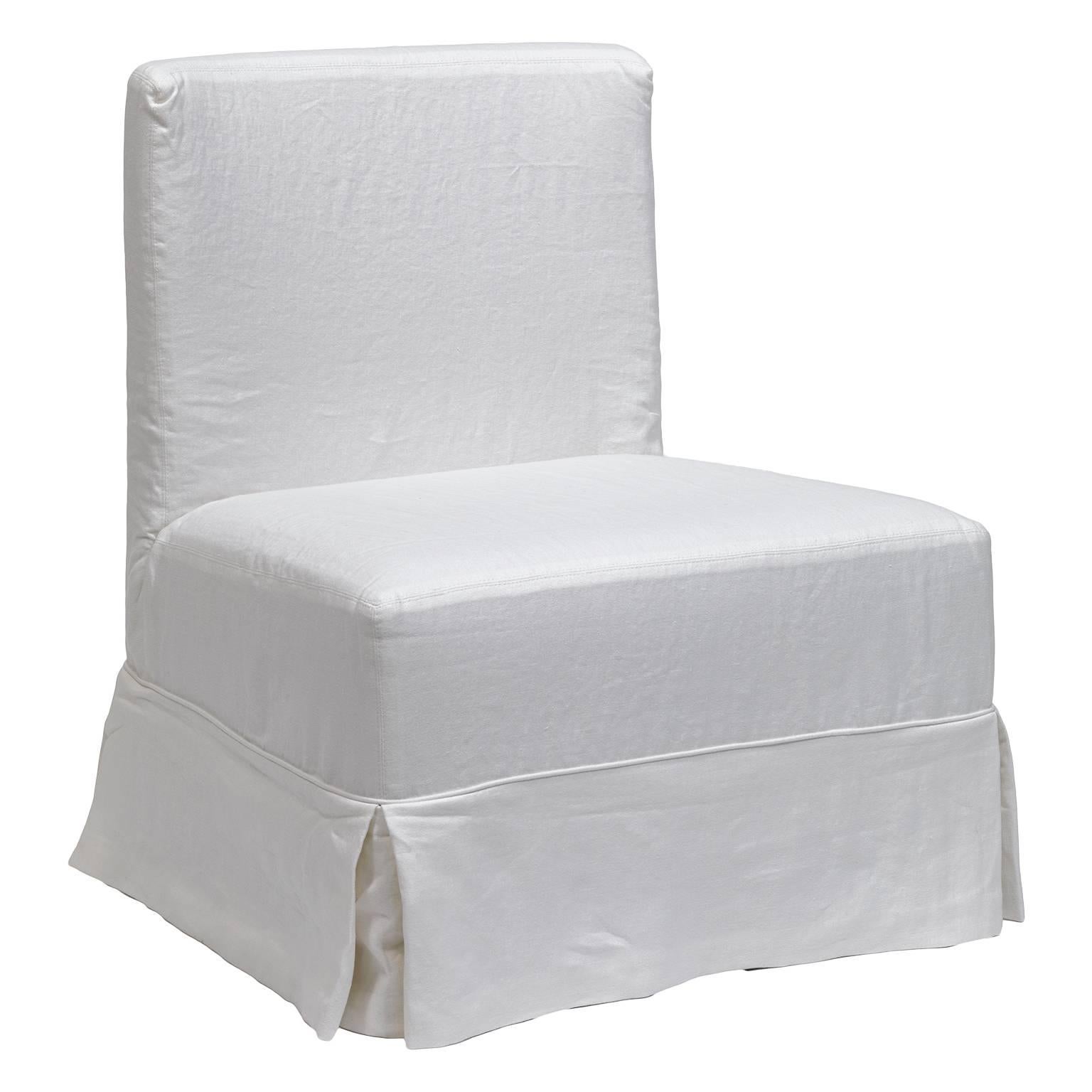 Made by am designs. High quality club handmade in Belgium, ultra-comfortable. Price including slipcover. Fabric shown Postal Optical White. Fabric needs to be ordered separately.
