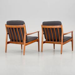 Grete Jalk Pair of Easy Chairs