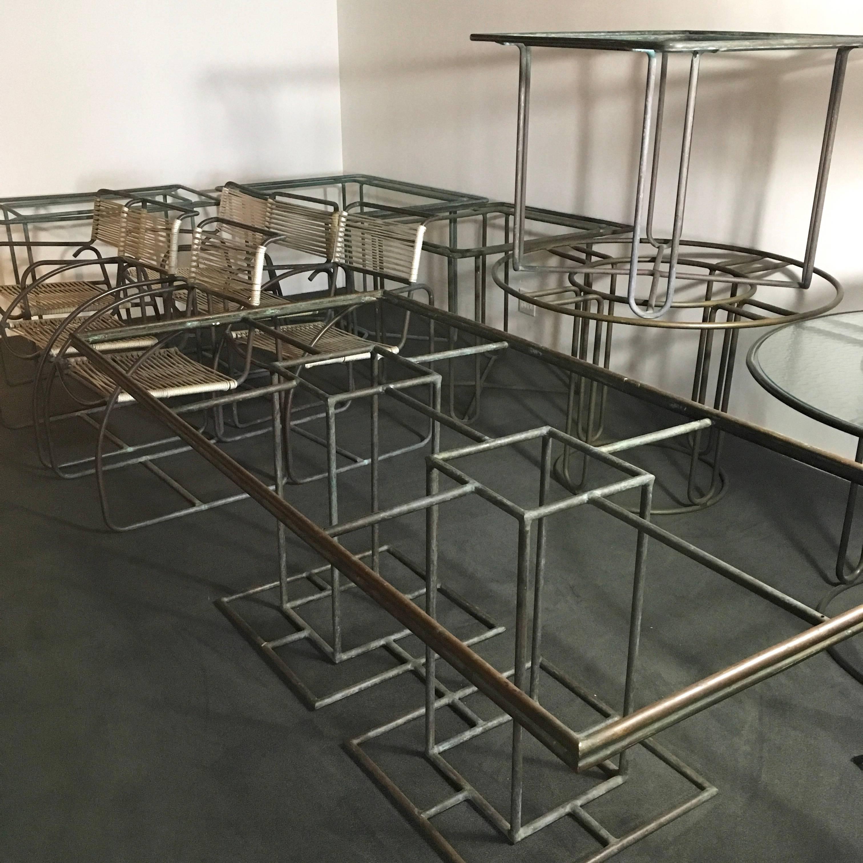Walter Lamb Bronze Plant Stands In Excellent Condition In Los Angeles, CA