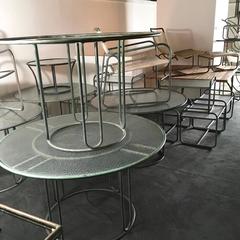 Walter Lamb Petite Bronze Dining Table