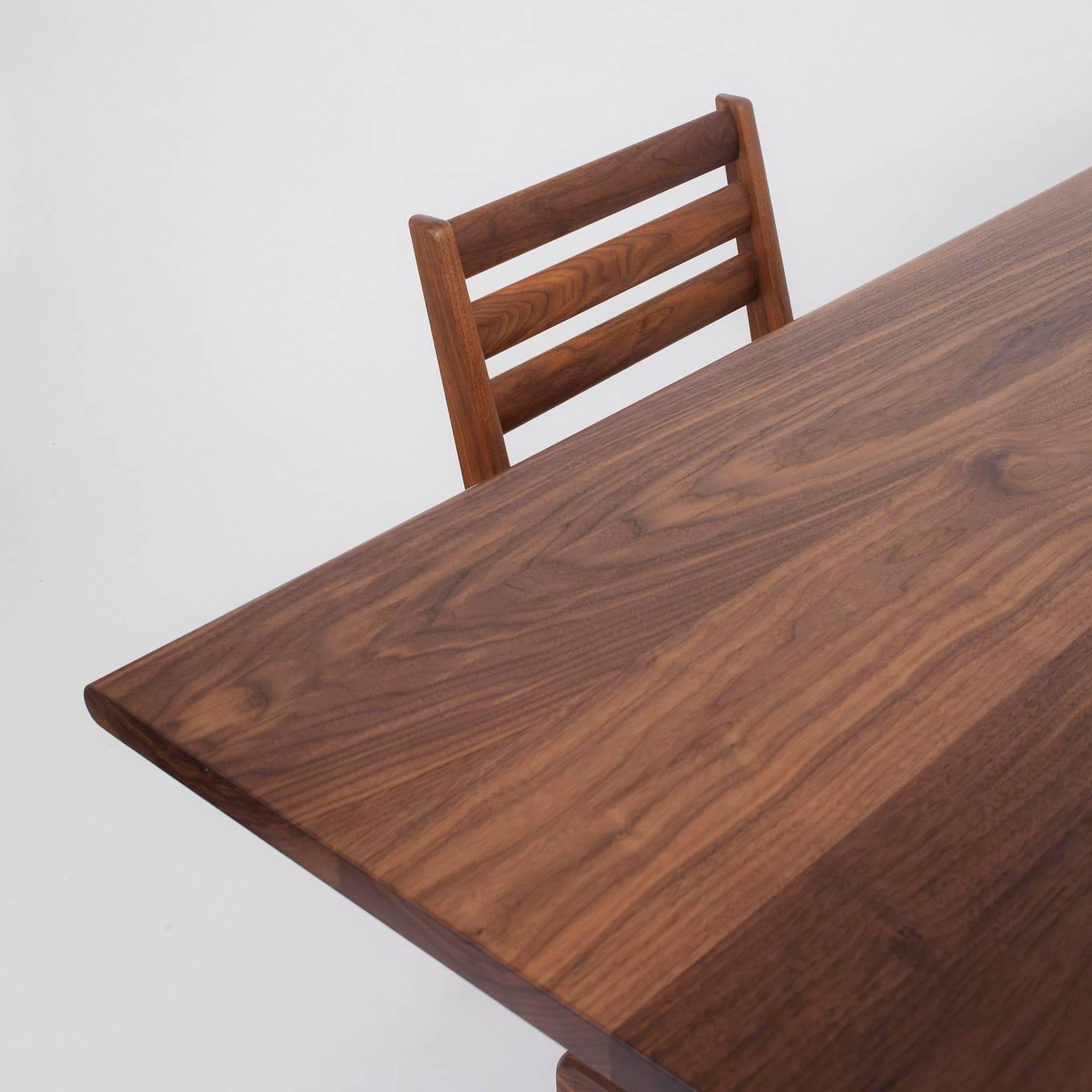 Ebonized Asa Pingree Physalia Dining Table in American Walnut For Sale