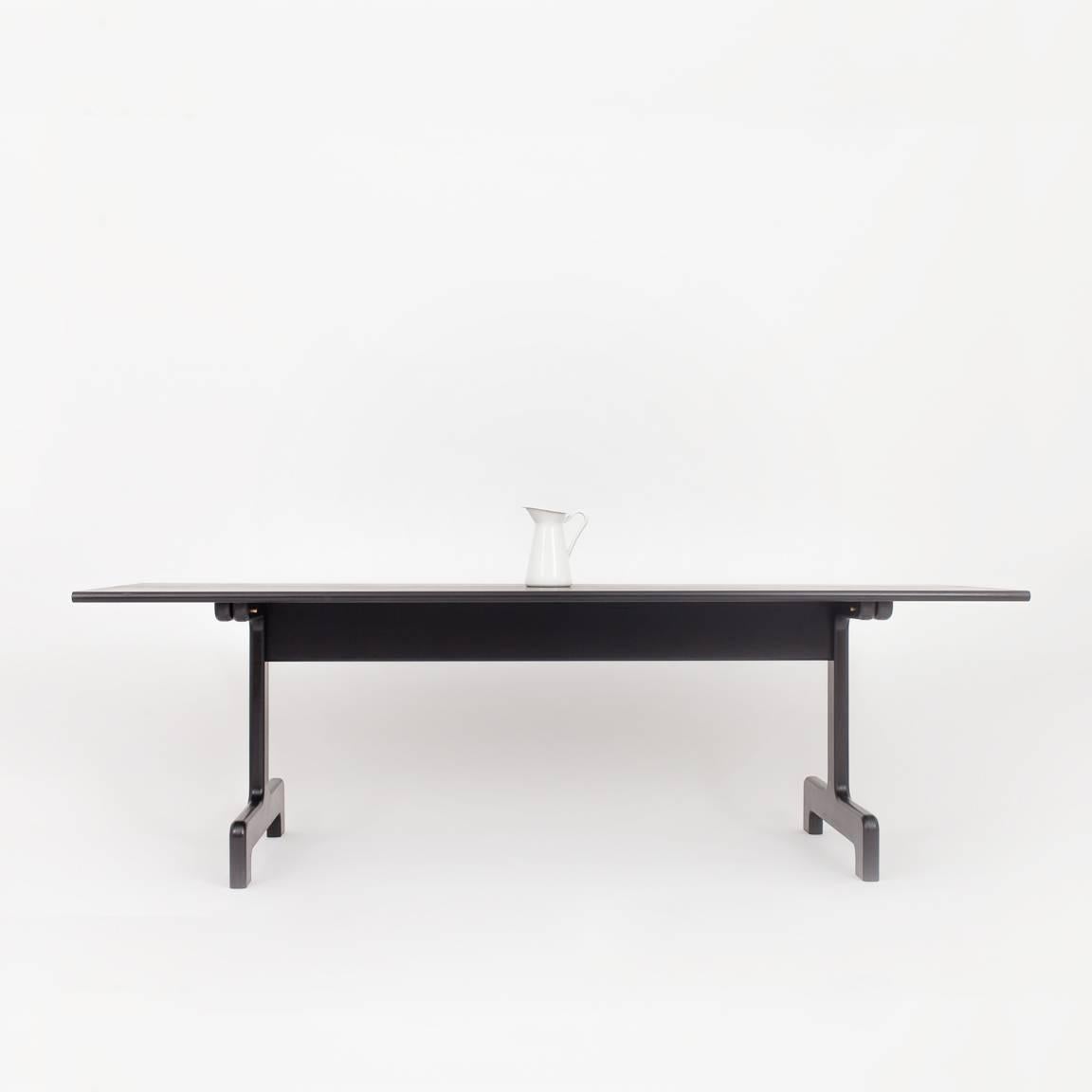 Contemporary Asa Pingree Physalia Dining Table in Ebonized Maple For Sale