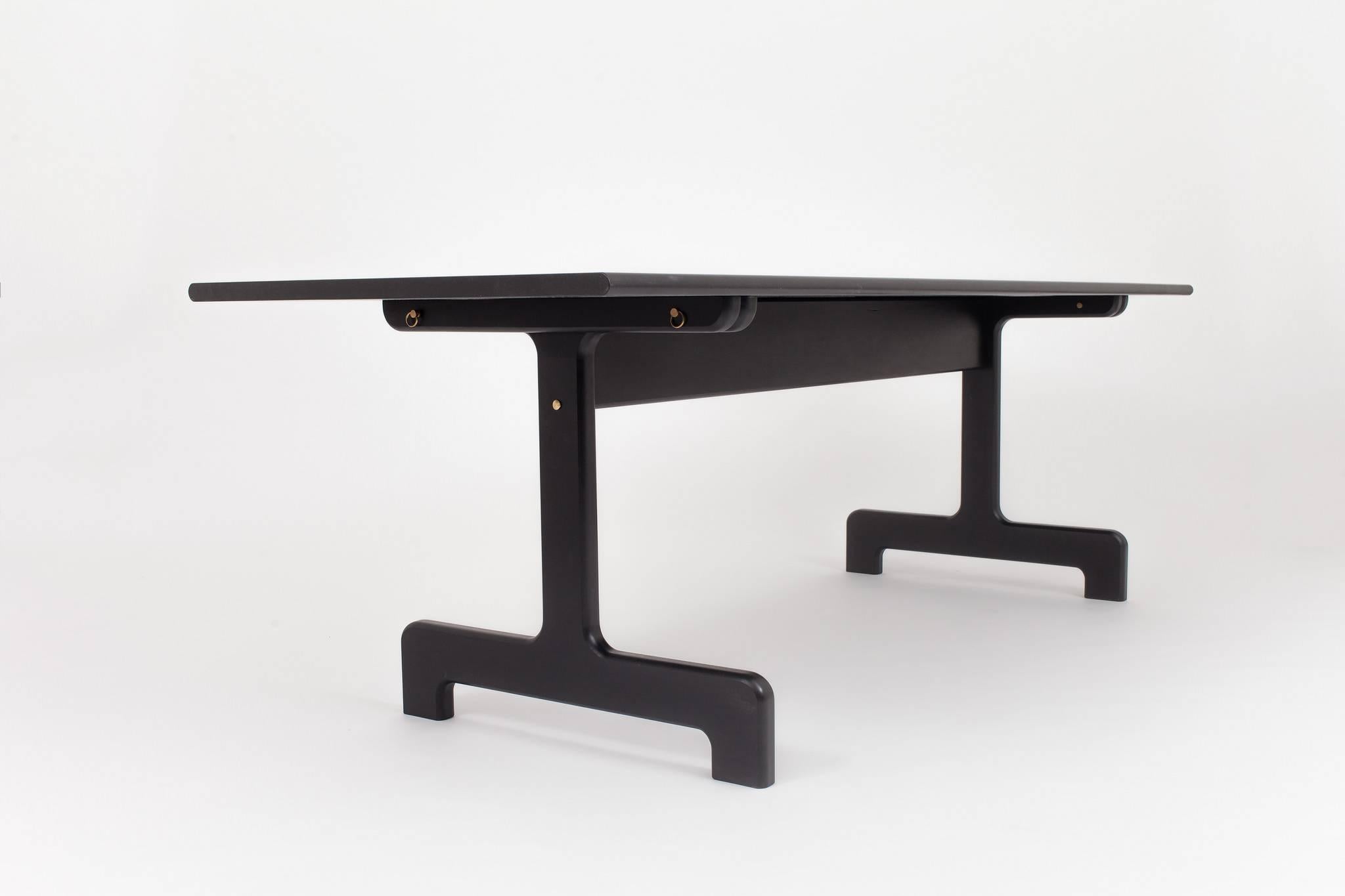 Asa Pingree Physalia Dining Table in Ebonized Maple For Sale 1