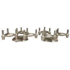 Caesar Stoffi and Fritz Nagel Mid-Century Modern Modular Candleholders