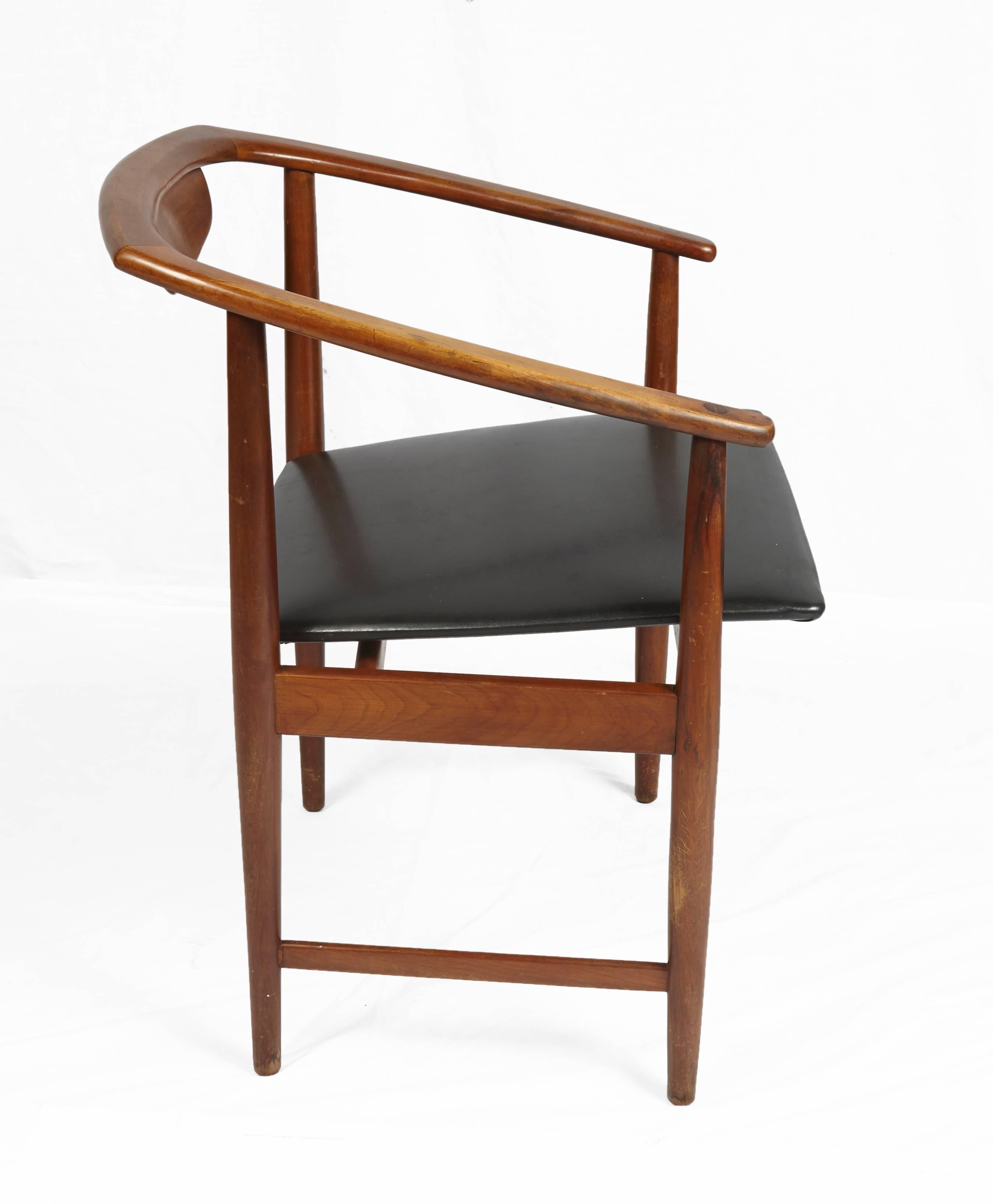 Mid-Century Modern Set of Six Dining Chairs by Kipp Stewart and Stewart McDougal