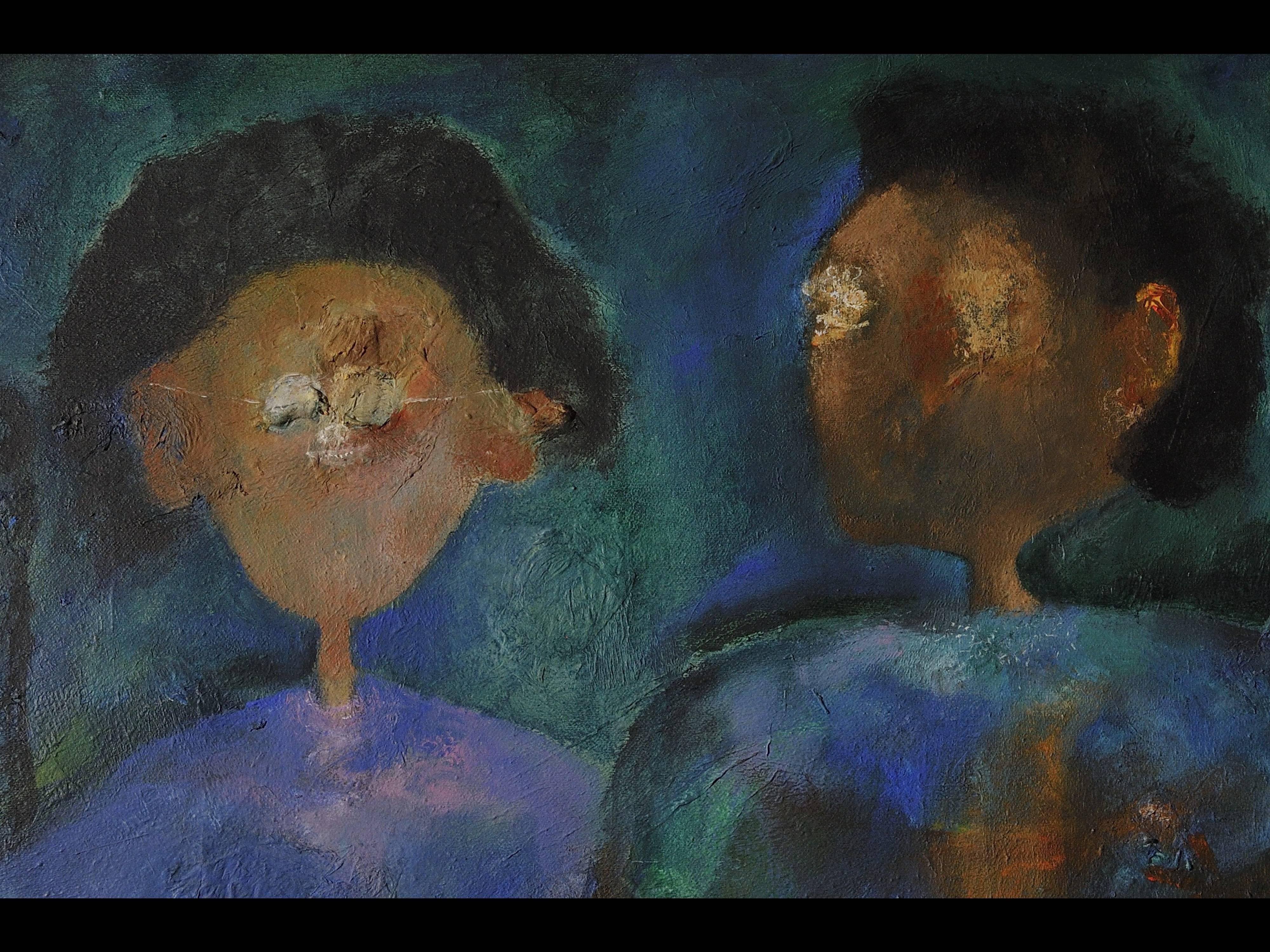 Felipe Orlando, oil on canvas titled 