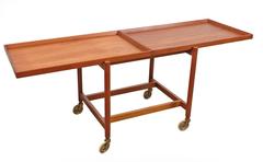 Poul Hundevad Danish Teak Bar Cart