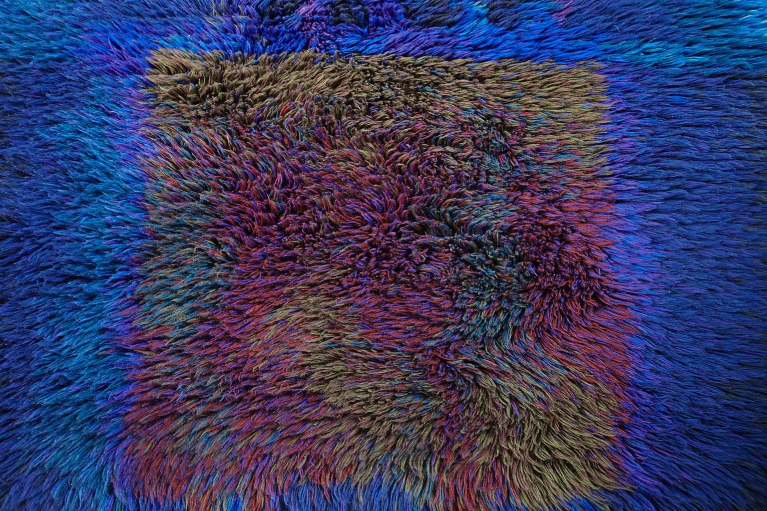 20th Century Ritva Puotila Handwoven Rug Titled 