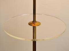 Brass and Acrylic Stiffel Mid-Century Modern Floor Lamp