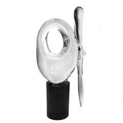 Signed Abstract Sculpture by Livio Seguso