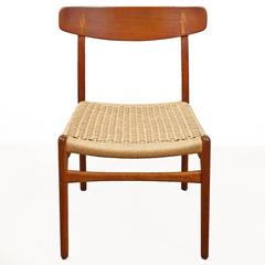 Set of Six CH-23 Hans Wagner Dining Chairs for Carl Hansen and Son