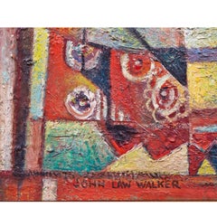 WPA Painter, John Law Walker, Oil on Canvas