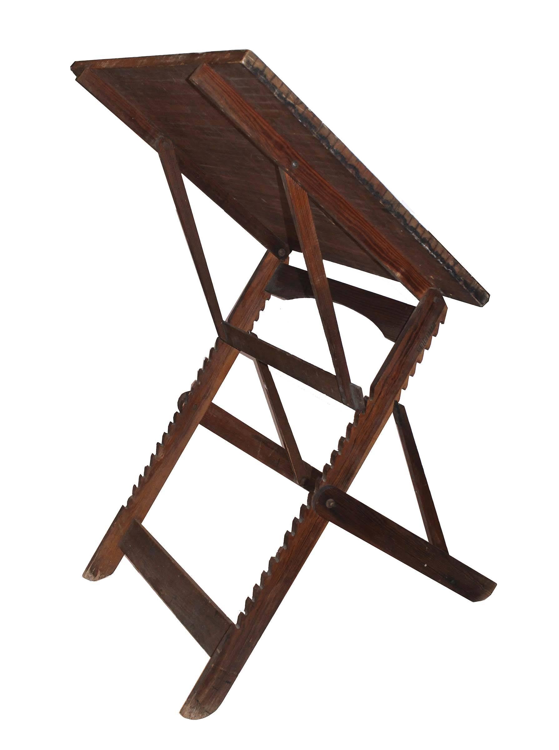 American Late 19th Century Drafting Table