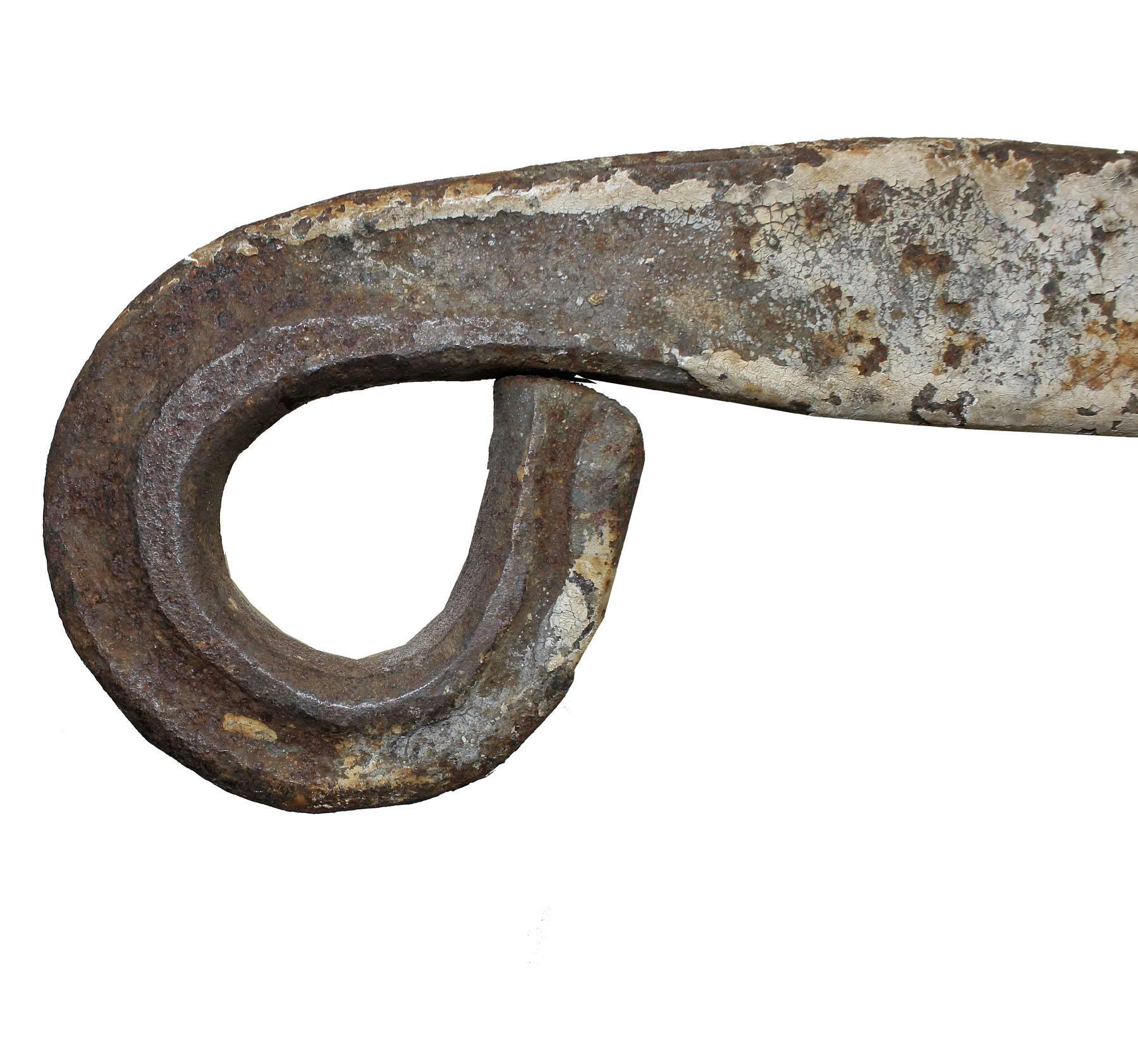 Mounted Iron Cargo Hook 1