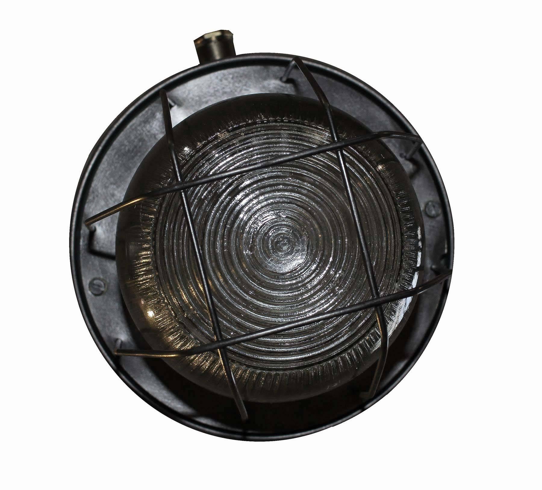 Mid-20th Century Pendant Industrial Light For Sale