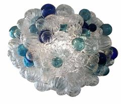 Custom Large Bubble Glass Chandelier