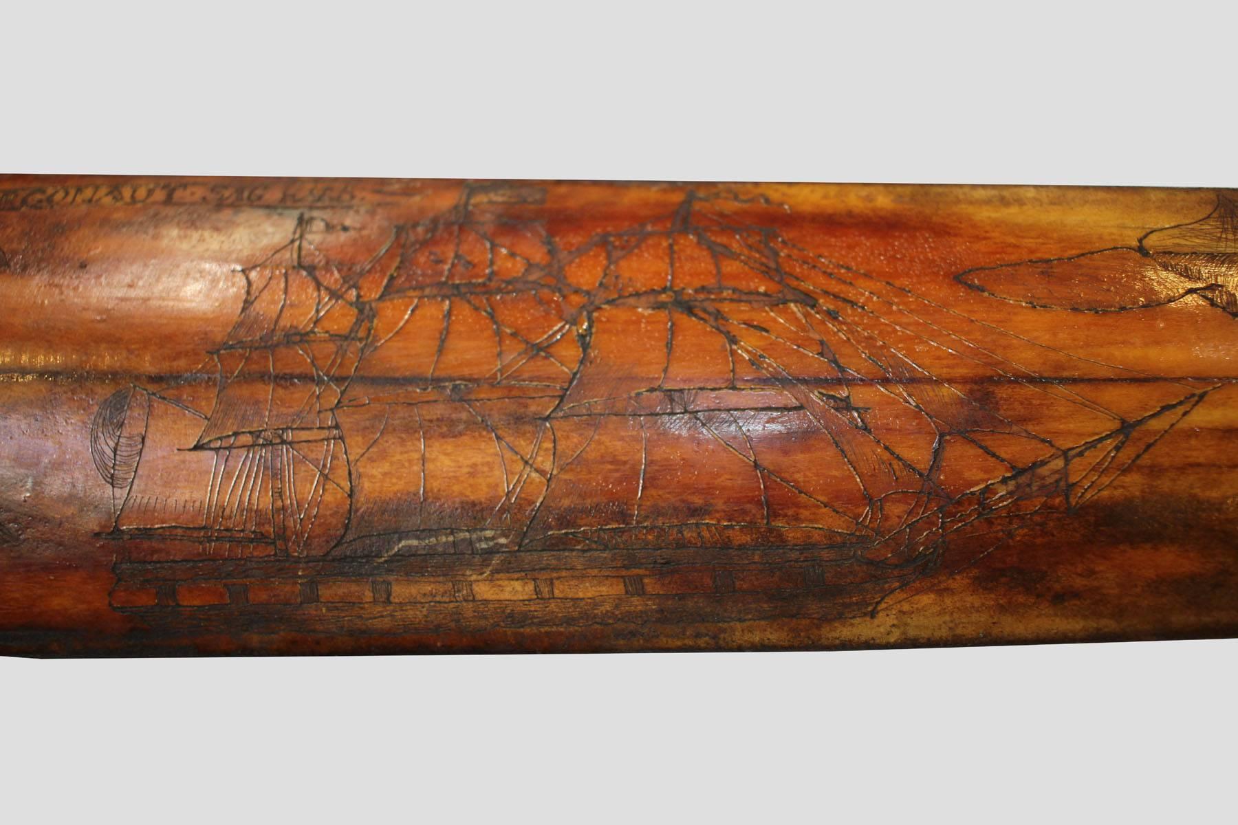 Early 19th century Scrimshaw In Excellent Condition In Sag Harbor, NY