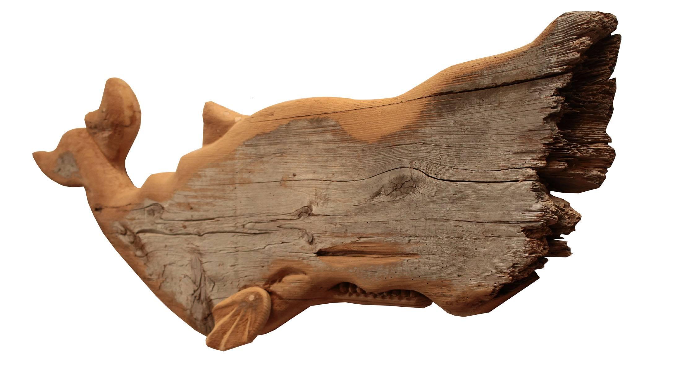 American Large Carved Whale