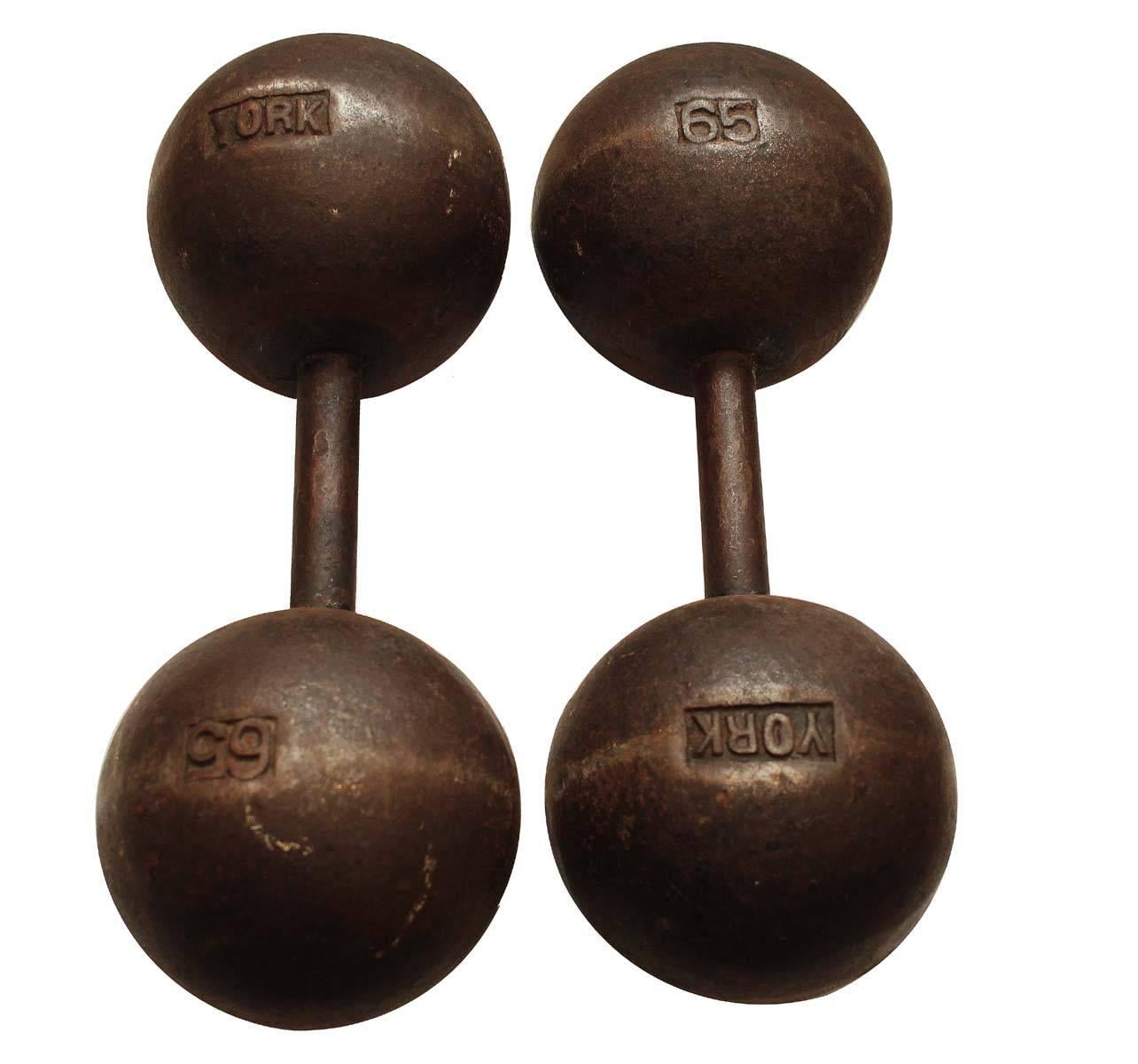 Authentic York Dumbbells