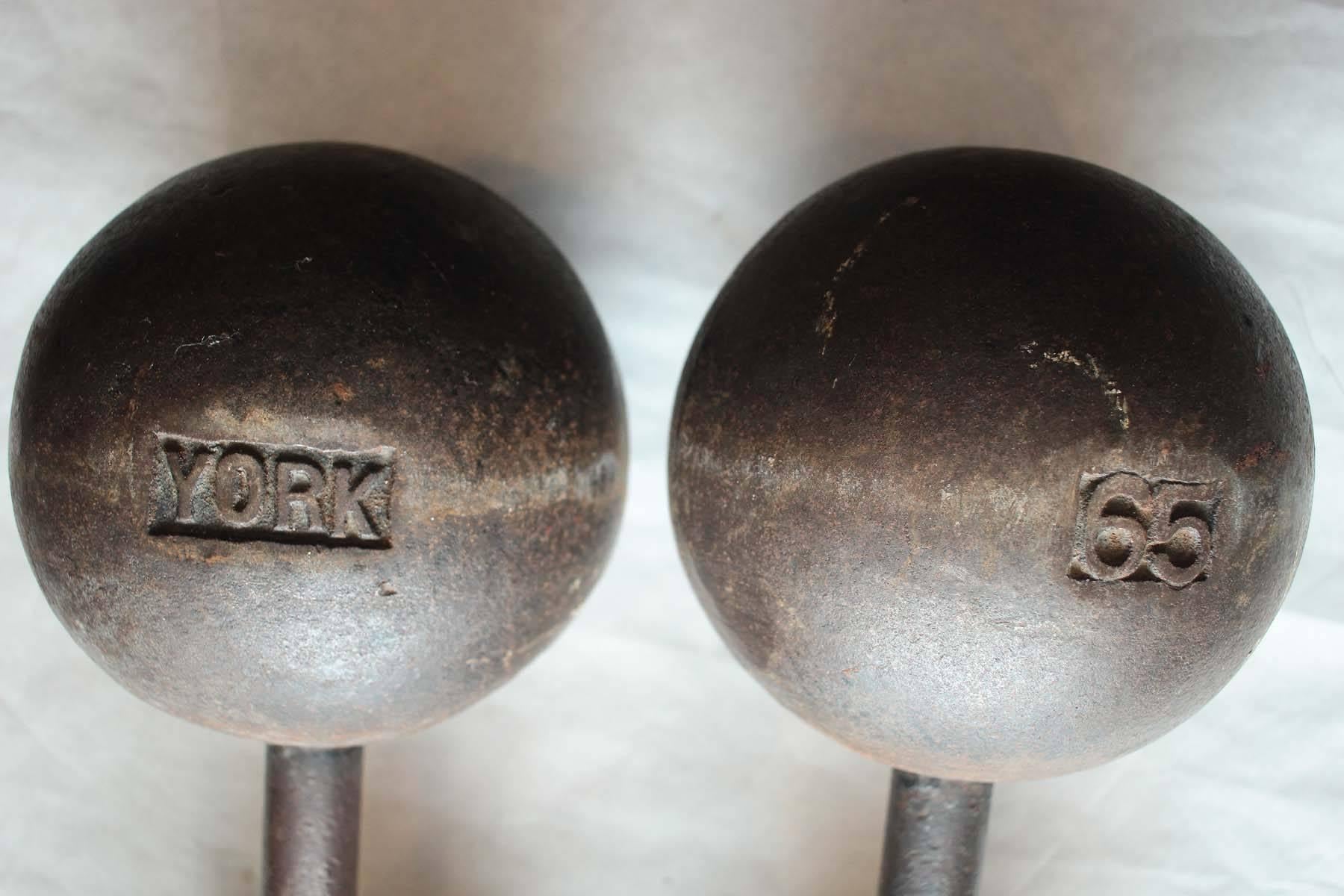 york globe dumbbells