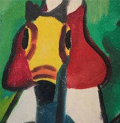 Vintage "Horse Race", Pacheco Painting