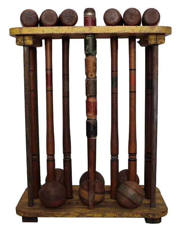 Antique Croquet Set at 1stDibs
