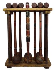 Antique Croquet Set