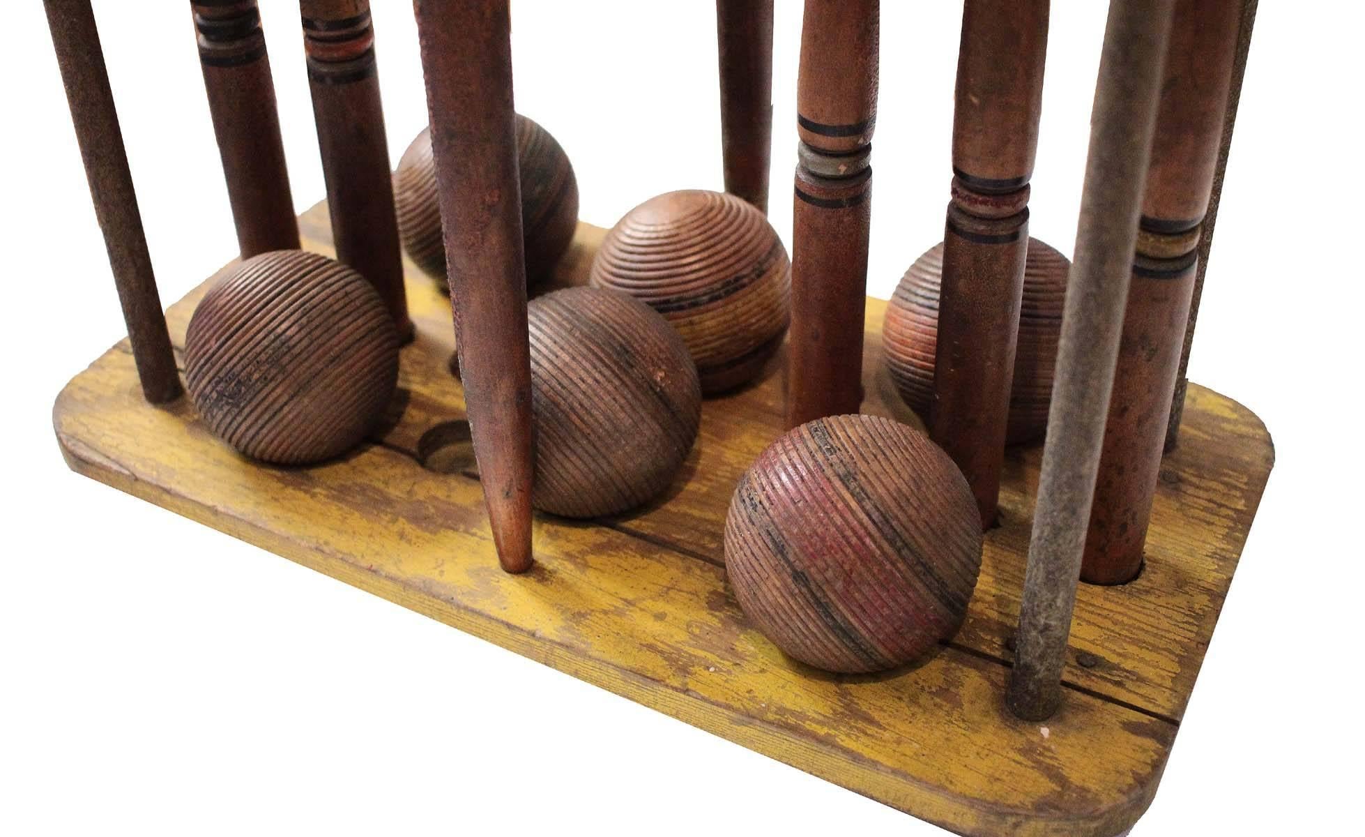 Antique Croquet Set 3